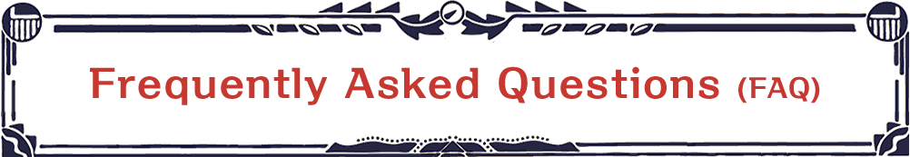Frequently Asked Questions（Q&A）