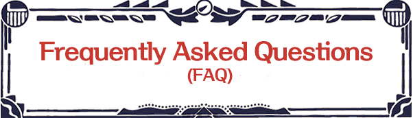 Frequently Asked Questions（Q&A）